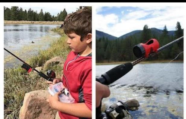 Hook Guardian | Fishing Hook & Lure Safety Holder | 2 Pack| Rod-Mounted Safe Clip Prevents Snags & Injuries