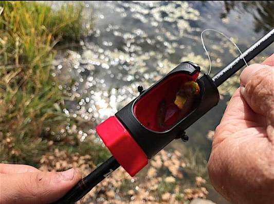 Hook Guardian | Fishing Hook & Lure Safety Holder | 2 Pack| Rod-Mounted Safe Clip Prevents Snags & Injuries